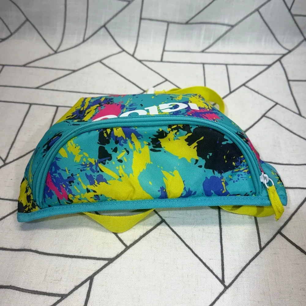 Igloo Insulated Fanny Pack OS Teal Retro Splash 90s Style Cooler Bag 00162514